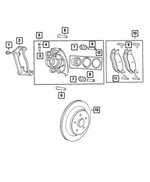 5143401AA - Brakes: Bleeder Screw for Chrysler: Aspen, PT Cruiser | Dodge: Durango, Neon, Ram 1500, Ram 2500, Ram 3500 | Ram: 1500, 1500 Classic Image