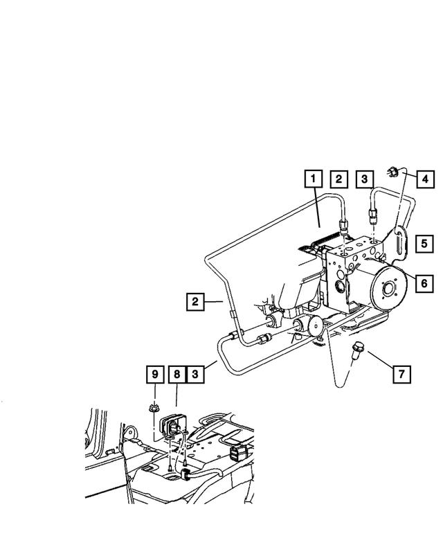 68004830AD - Service Brakes: Anti-lock Brakes Module for Mopar Image