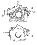 6101233 - 5.7L CNG; Engine: Hex Head Bolt And Coned Washer, Mounting for Mopar Image