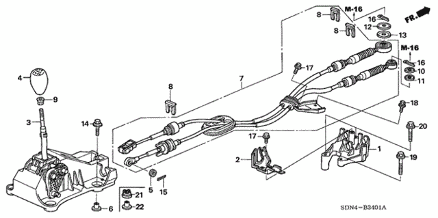 Shift Lever (V6) for 2004 Honda Accord #0