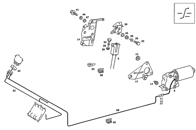 1237800714 - : Bracket for Mercedes-Benz Image