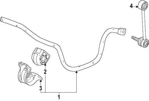 Stabilizer Bar & Components for 2024 Honda Prologue #1