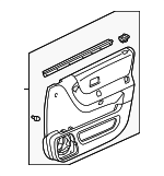 83530S10A00ZB - Body: Door Trim Panel for Honda: CR-V Image