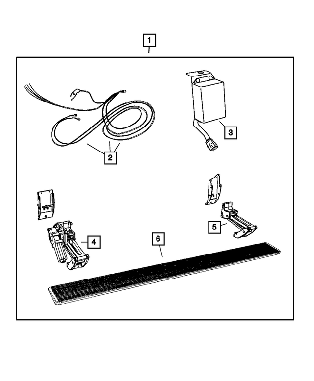 68000652AB - Mopar Accessories - Component Parts: Wiring Harness for Mopar Image