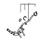 KM7237 - Belts &amp; Cooling: Motorcraftâ„¢ Radiator Coolant Hose for Ford Image