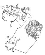 4801466AA - Electrical: Engine Wiring Bracket for Mopar Image