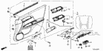 83500T2FA83TEZA - : Lining Assembly, R Front Door *NH167L/YR550L* for Honda Image