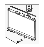 190105A2A03 - : Radiator for Acura Image