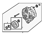 Z59918300R - : Alternator for Mazda Image