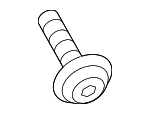 925 - Body: Rear Pillar Trim Screw for MB Vans Image