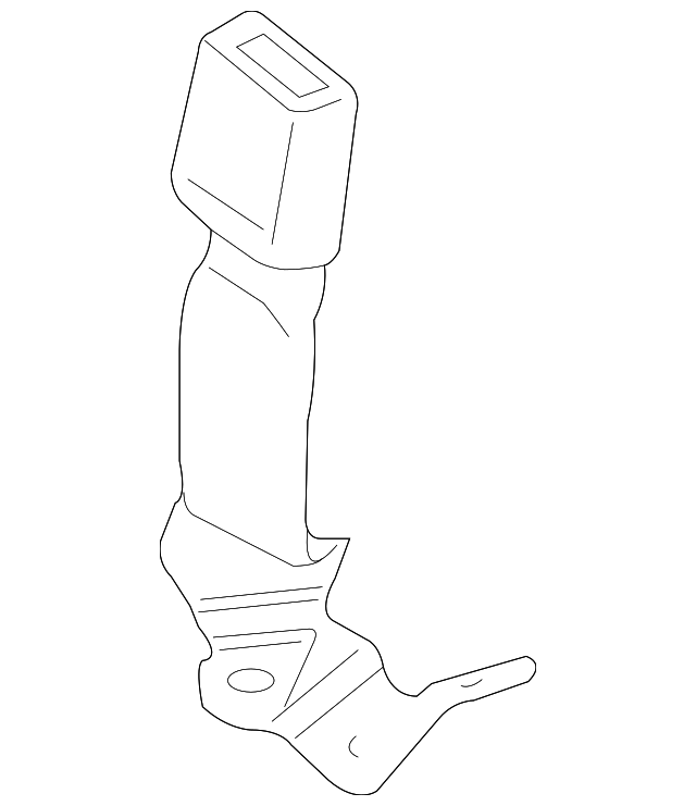 Center Buckle - BMW (72117430066)