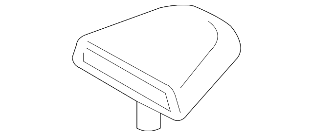 Center Seat Belt Cap - BMW (72117454919)