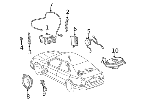 Sound System for 2001 Lexus IS300 #0
