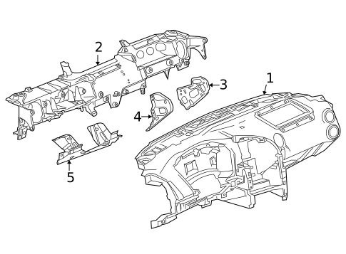 Instrument Panel for 2005 Pontiac Grand Prix #0