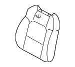 64150AG15AJC - Body: Seat Back Cover for Subaru: Legacy, Outback Image