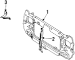 6250029R15 - : Radiator Support for Nissan Image