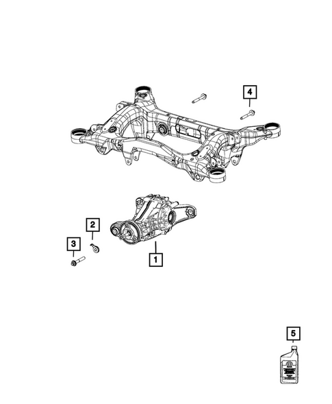 Rear Axle Assembly for 2018 Alfa Romeo Stelvio #0