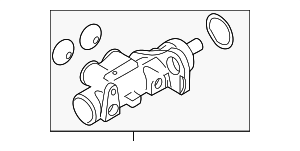 3D0611021 - Brakes: Brake Master Cylinder for Audi Image