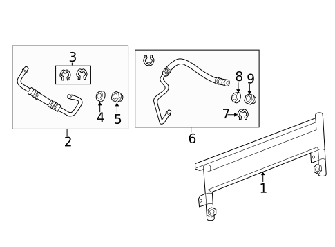 Trans Oil Cooler for 2014 Chevrolet Camaro #1