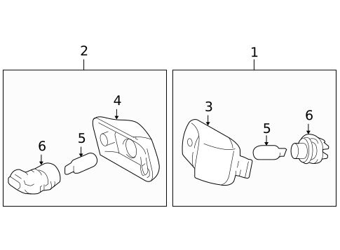 License Lamps for 2008 Toyota Tacoma #0