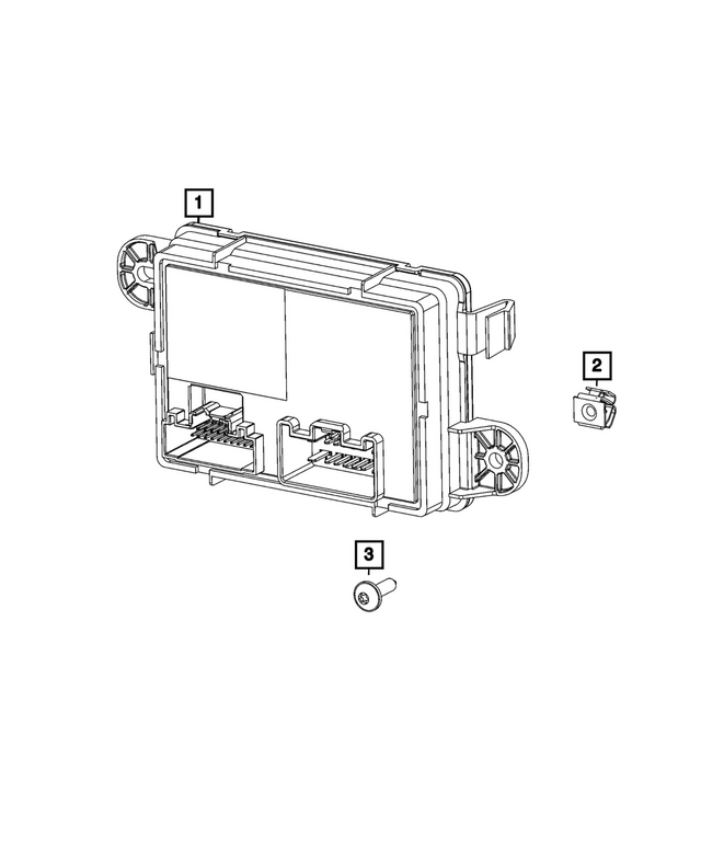 68596613AE - : Hatch Gate Module for Mopar Image