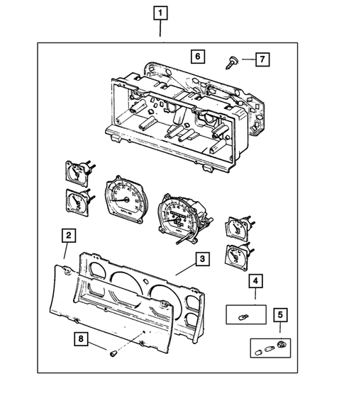 Instrument Panel Cluster for 2001 Jeep Cherokee #0