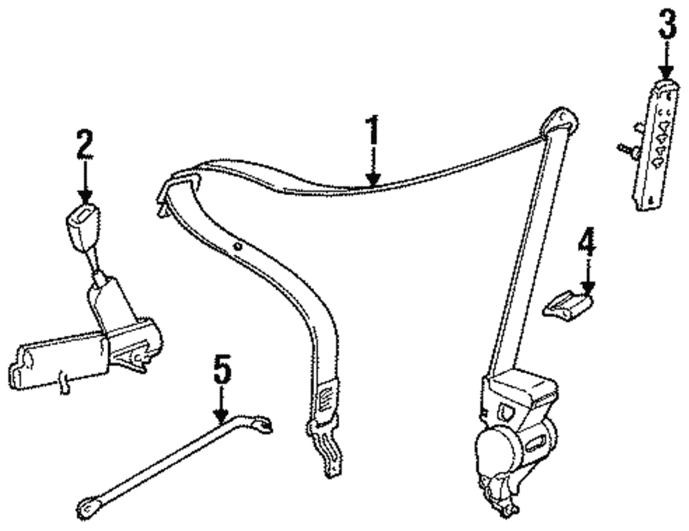 Lap & Shoulder Belt - BMW (72118200866)
