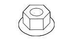 51759F6000 - Engine: Side Mount Bracket Nut for Kia Image