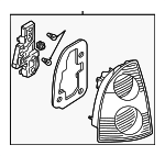 3B5945096AC - Electrical: Tail Lamp Assembly for Volkswagen: Passat Image