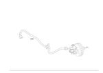 2214303529 - Brakes: Vacuum Line for Mercedes-Benz: CL550, CL63 AMG, S500, S550 Image