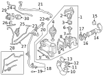 59906627R - : Genuine Audi Pressure Reg 059906627R OEM TDI Engine Authorized Dealer for Audi Image