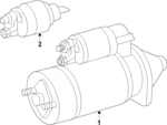 651906280087 - Electrical: Starter for Mercedes-Benz Image