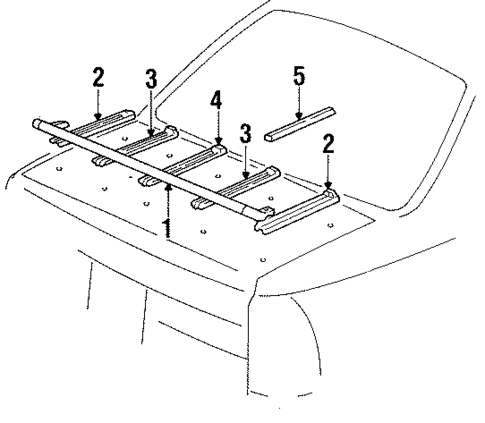 Luggage Carrier for 1991 Ford Tempo #0