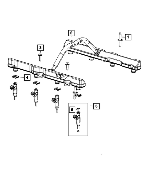 Fuel Rail and Injectors for 2026 Ram 3500 #0