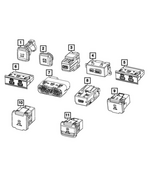 68276118AA - Electrical: Power Outlet Cap for Jeep: Grand Cherokee, Grand Cherokee L Image