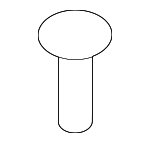 1291506201C - Body: Rear Floor Pan Bolt for Hyundai Image