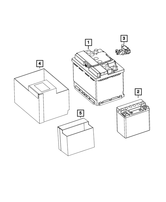 BA48F680AB - Electrical: Storage Battery for Mopar Image