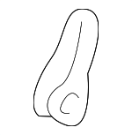 8761089900 - Body: Release Lever for Nissan: Altima, Maxima Image