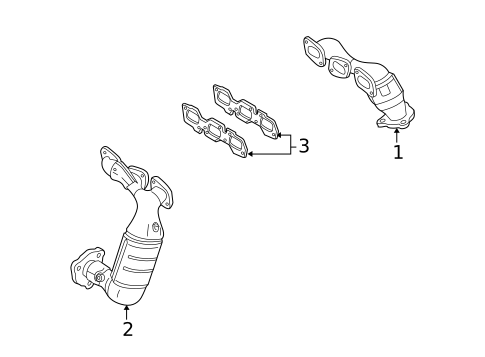 Exhaust Manifold for 2004 Mazda MPV #0