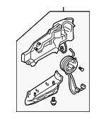 8H1858531G01C - Body: Door Mirror Housing for Audi: A4, A4 Quattro, RS4, S4 Image