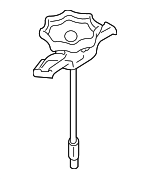 7P0601233 - Body: Hold Down for Volkswagen: Touareg Image