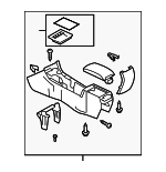 GS3W64420J30 - Body: Console Assembly for Mazda: 6 Image