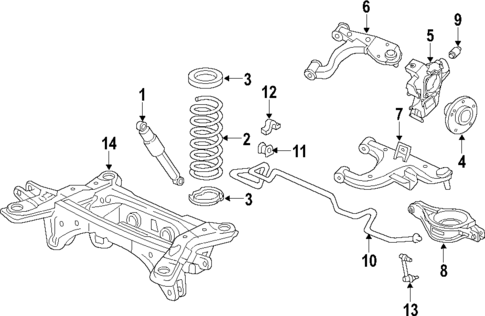 Rear Suspension for 2008 Nissan Armada #0