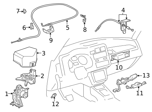 Fuel System Components for 1997 Toyota RAV4 #1