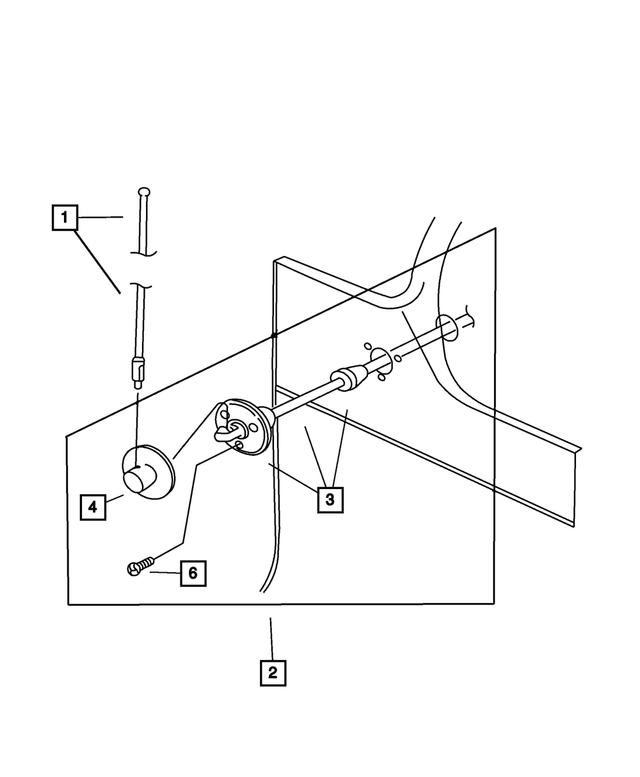 56038545AD - Mopar Accessories - Component Parts: Antenna Mast for Mopar Image