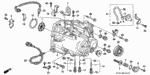 21103PR8000 - Transmission - Manual: PLATE M, OIL GUIDE for Acura Image