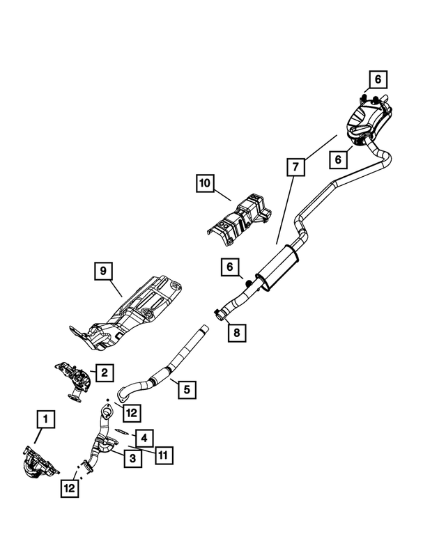 5178234AD - Exhaust: Floor Pan Shield for Mopar Image