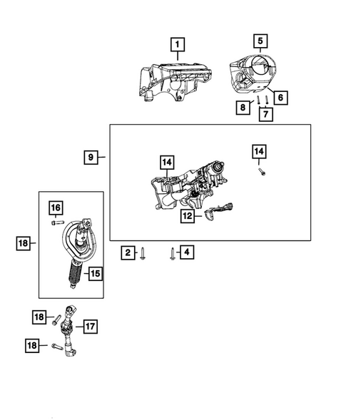Steering Column and Intermediate Shaft for 2026 Ram 3500 #1