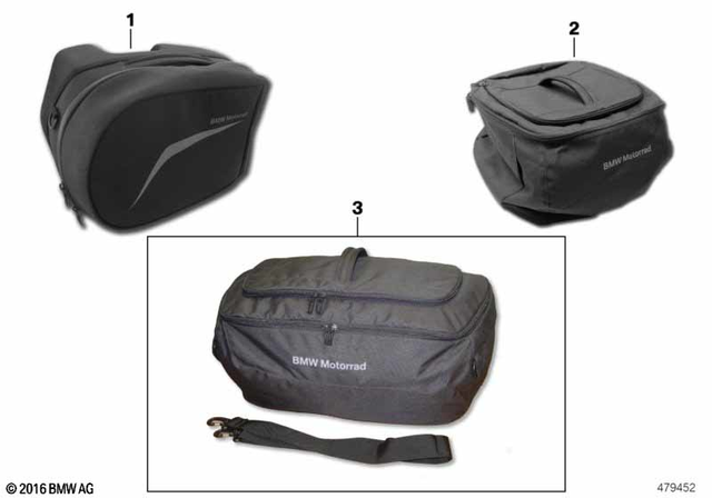 BMW MOTORRADポーチ Luggage & Storage for 2024 BMW-Motorrad S 1000 XR | BMW