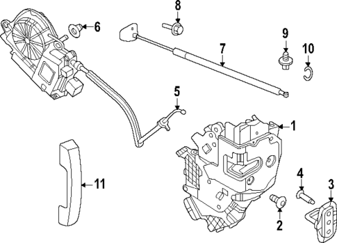 Liftgate for 2020 Land Rover Defender 110 #0